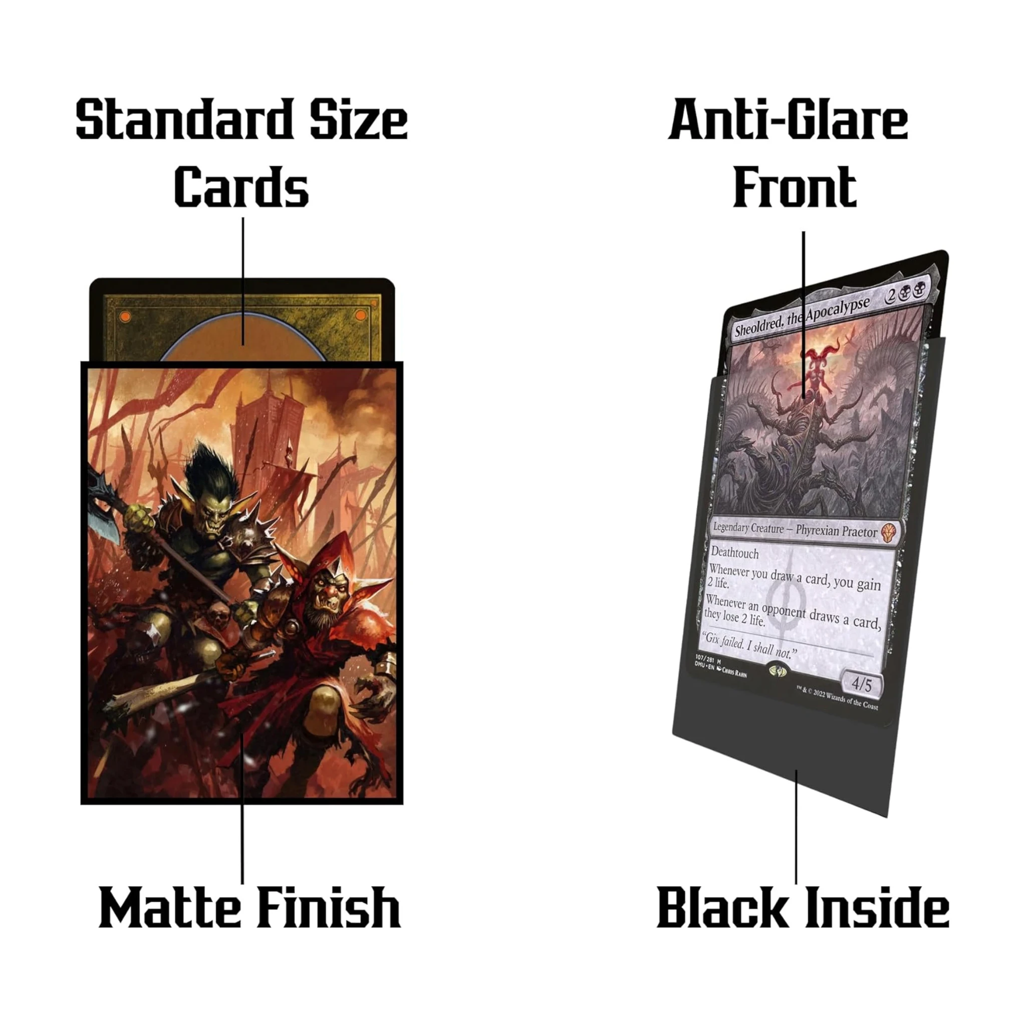 mtg goblin card sleeves Mtg Goblin Card Sleeves